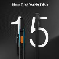 Retevis B63H Thin Walkie Talkies, RT622P (2.0), profesionální vysílačka s kanálovým displejem, 1620 mAh USB C, VOX, minivysílačk